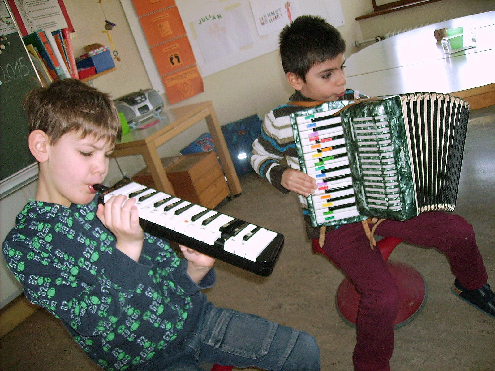Ein Haus voll Musik in der Grundstufe G2b Schule im